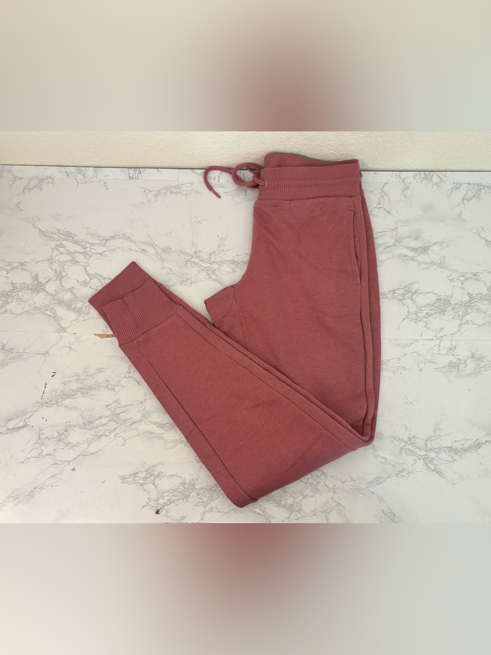 90 Degree by Reflex Joggers in Red Pink Womens XS Sweatpants Drawstring Pants